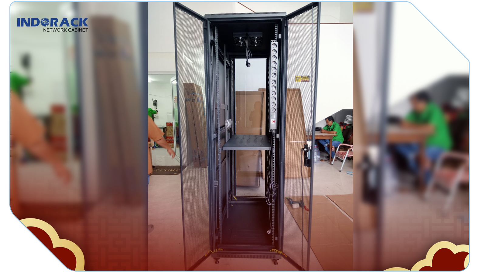 Perakitan Perforated Door 15